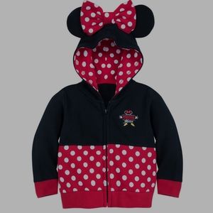 Disney Minnie Mouse Toddler Zip Up Hoodie